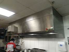 exaustão de cozinha laudo